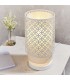 1 Light Table Light Chalk White & Pale Grey Cotton, E14 - 3