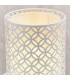 1 Light Table Light Chalk White & Pale Grey Cotton, E14 - 4