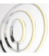 LED Floor Light Chrome Plate & White Acrylic - 2