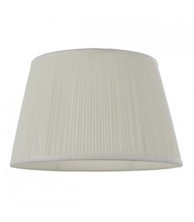 1 Light Shade Light Vintage White Silk, E27 - 2
