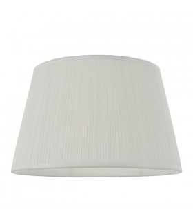 1 Light Shade Light Vintage White Silk, E27 - 2