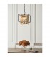 4 Light Ceiling Pendant Matt Black & Matt Gold, E14 - 2
