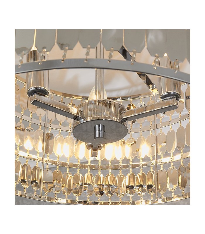 3 Light Flush Light Chrome Plate, E14 - 3