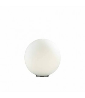 1 Light Large Globe Table / Floor Lamp White, E27 - 1