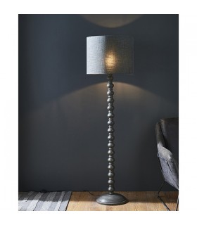 1 Light Floor Light Dark Grey Wash Wood (Base only), E27 - 2