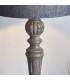 1 Light Table Light Grey Distressed Wood (Base only), E27 - 3