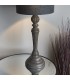 1 Light Table Light Grey Distressed Wood (Base only), E27 - 4