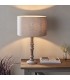 1 Light Table Light Grey Washed Wood (Base only), E27 - 4