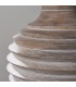 1 Light Table Light White Wash Wood (Base only), E27 - 4