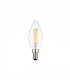 Accessory Clear Glass & Bright Nickel Bulb Dimmable IP20 - E14 - 2