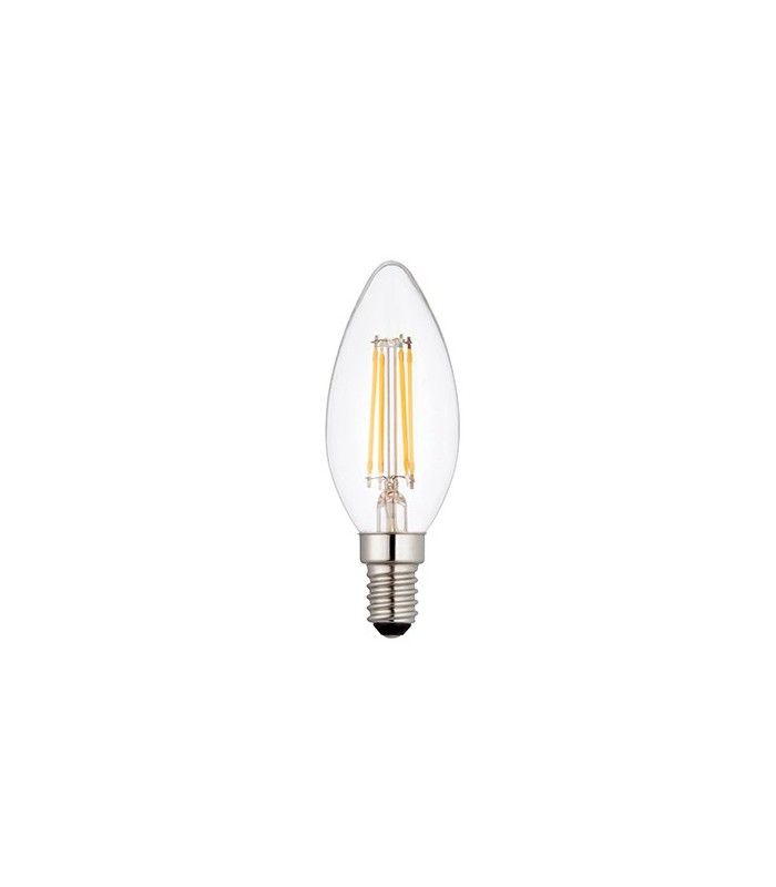 Accessory Clear Glass & Bright Nickel Bulb Dimmable IP20 - E14 - 2