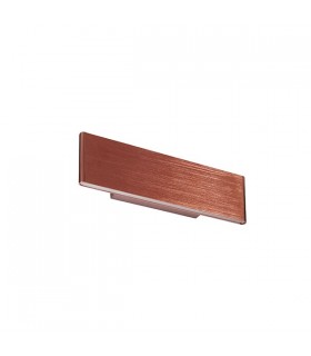Integrated LED Wall Dark Brushed Copper Plate & Frosted Acrylic 2 Light Dimmable IP20 - 2