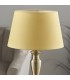 Table Lamp Antique Brass Plate & Yellow Cotton 1 Light IP20 - E27 - 3