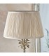 Table Lamp Polished Nickel Plate & Oyster Silk 1 Light IP20 - E27 - 3