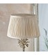 Table Lamp Polished Nickel Plate & Oyster Silk 1 Light IP20 - E27 - 3