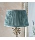 Table Lamp Polished Nickel Plate & Fir Silk 1 Light IP20 - E27 - 3