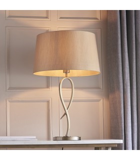 Table Lamp Brushed Brass 1 Light IP20 - E27 - 2