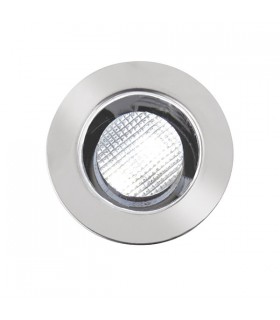 Outdoor Integrated LED 30Mm Kit IP67 0.15W Polished Stainless Steel & Clear Pc - 2