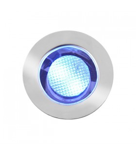 Outdoor Integrated LED 30Mm Kit IP67 0.15W Polished Stainless Steel & Clear Pc - 2