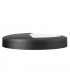 Outdoor Integrated LED Eyelid Casing IP65 18W Textured Black Paint & Opal Pc - 2