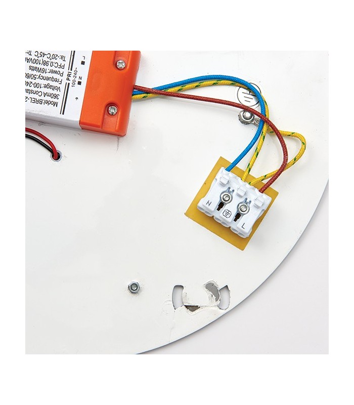 Outdoor Integrated LED Gear Tray 18W Gloss White Paint - 2