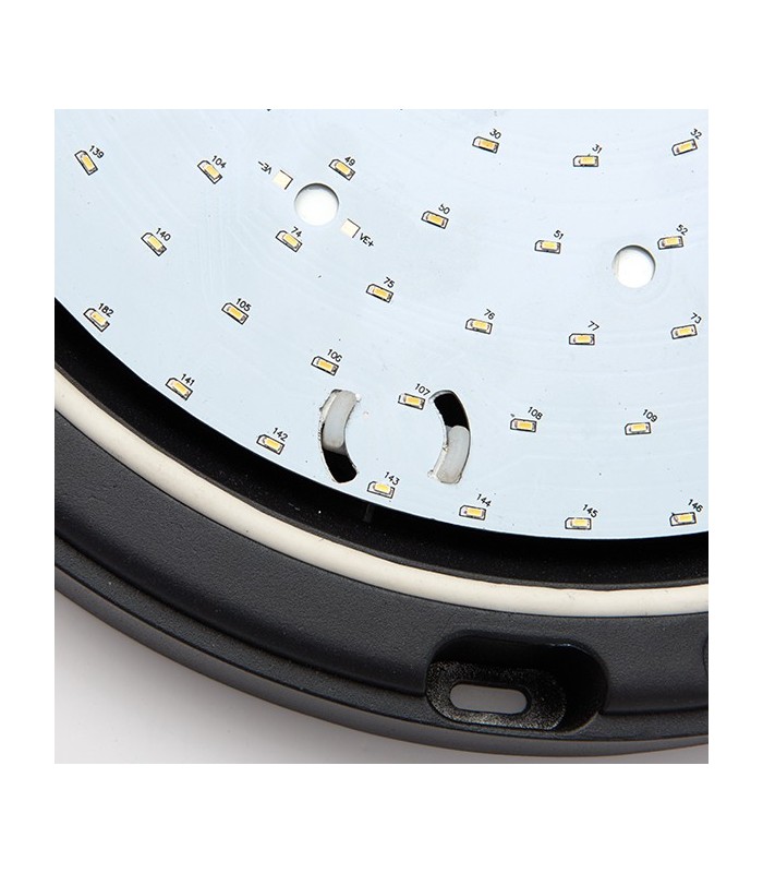 Outdoor Integrated LED Gear Tray 18W Gloss White Paint - 3