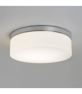 1 Light Bathroom Ceiling Light Polished Chrome IP44, E27 - 1
