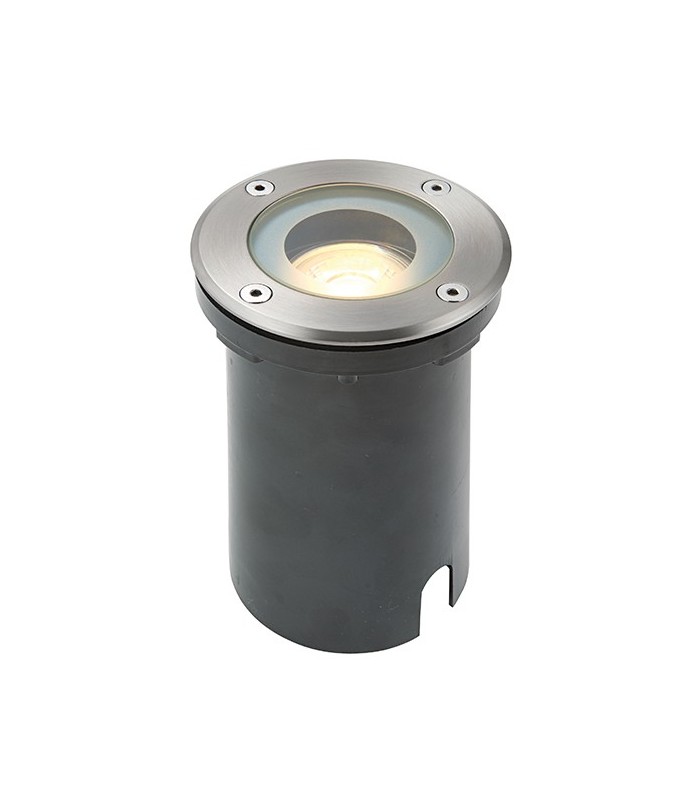 Outdoor Round IP65 50W Polished Stainless Steel & Clear Glass - 3